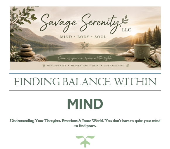 Finding Balance Within "Mind" Reflective Guidebook
