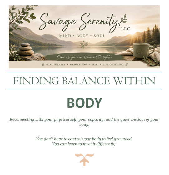 Finding Balance Within "Body" Reflective Guidebook