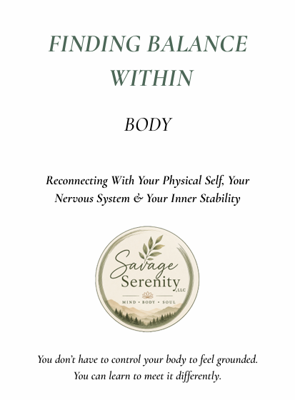 Finding Balance Within "Body" Mini Guidebook