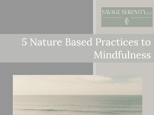 Free guide on Nature-Based Mindfulness Practices